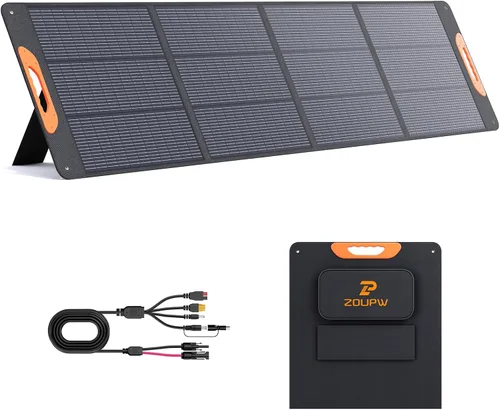 Miniatura 12 de ZOUPW Panel solar portátil de 110 vatios tipo N 16BB para central eléctrica, panel solar plegable mono para Jackery 300/500/Ecoflow/Anker