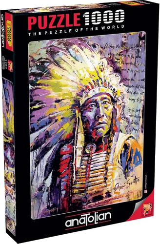 Miniatura 2 de Anatolian Puzzle - Chief Seattle, rompecabezas de 1000 piezas, #1104