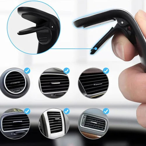 Miniatura 5 de Soporte magnético de teléfono para automóvil, soporte magnético para teléfono para automóvil, clip fuerte de atracción magnética, soporte giratorio