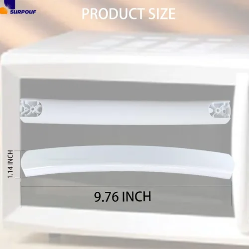Miniatura 4 de WB15X10276 Horno Microondas Manija De Puerta De Reemplazo Negro Se Ajuste Para GE Kenmore