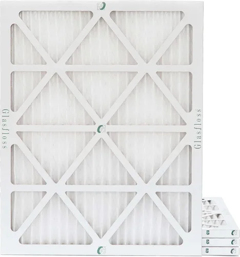 Miniatura 10 de Filtros de aire plegados Glasfloss ZL 8x8x1 MERV 10 (FPR 5-6). (Cantidad 4). Tamaño real: 8 x 8 x 7/8 pulgada