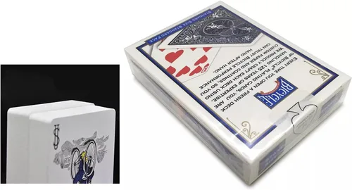 Miniatura 2 de Bicicleta Magic Short Deck - Un truco de naipes Gaff (azul)