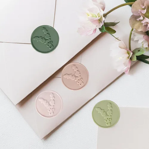 Miniatura 7 de 10 varillas de cera de sellado verde oliva para pistola de pegamento, ideal para sellos de cera, perfecto para invitaciones de boda