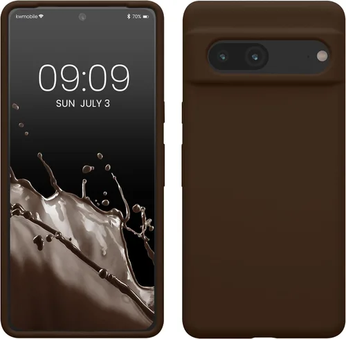 Miniatura 32 de kwmobile Funda compatible con Google Pixel 7 - Funda de silicona TPU con acabado suave - Piedra antigua
