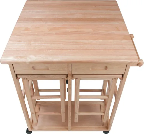 Miniatura 4 de Winsome Wood Suzanne - Set de cocina cuadrado, natural, haya