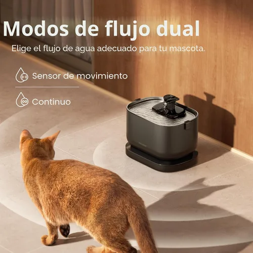 Miniatura 8 de PETLIBRO - Dockstream - Dispensador automático de agua potable para gatos, perros y mascotas, inalámbrico, que funciona con batería, con bomba