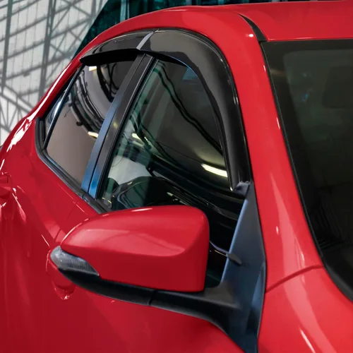 Miniatura 2 de Voron Glass Protectores de lluvia extra duraderos con cinta adhesiva para Toyota Corolla 2014-2019 Sedán, deflectores de ventana, viseras de ventana