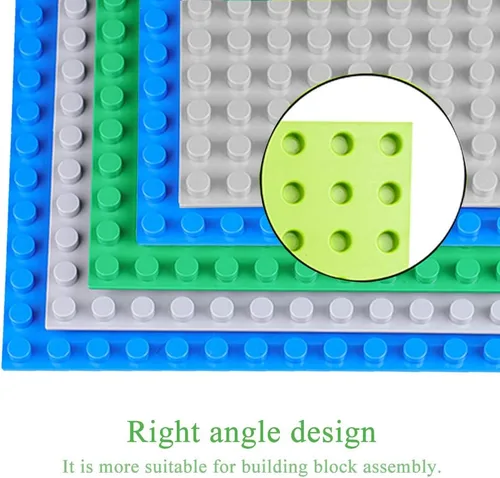 Miniatura 5 de Paquete de 6 placas base clásicas para construcción de ladrillos de construcción, 100% compatibles con las principales marcas, placas base de 10 x