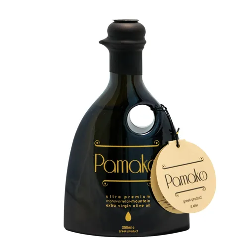 Miniatura 9 de Pamako Aceite de oliva orgánico de montaña monovarietal ultra premium 16.9 fl oz Cosecha 2021 Evoo orgánico prensado en frío de Grecia