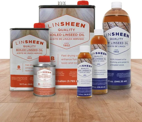 Miniatura 3 de LinSheen Aceite de linaza hervido: tratamiento de madera de linaza de secado rápido para rejuvenecer y restaurar muebles de madera al aire libre e