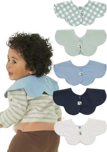 Miniatura 25 de Konny Baby Bib 3/5/7-Pack Set, 360 ° Rotate, Soft and Absorbent Drooling for Toddler Boys Girls Baby Essentials