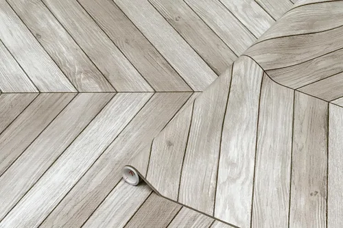 d-c-fix Papel de contacto autoadhesivo de grano de madera gris cheurón, impermeable, extraíble, vinilo decorativo para cocina, encimeras, armarios,