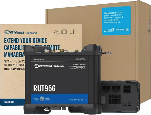 Miniatura 10 de Teltonika RUTX11 Router WiFi celular industrial con ranura para tarjeta SIM dual, 4G LTE CAT 6, velocidades de hasta 300 Mbps, conectividad LAN