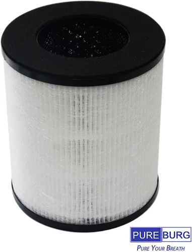Miniatura 3 de PUREBURG Filtro de repuesto compatible con Tredy TD-1300, Tenergy Renair, Cool-Living CL-6070A, purificador de aire BEABA HEPA, carbón activado HEPA