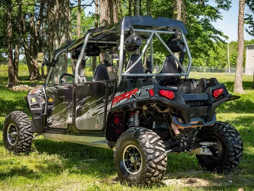 Miniatura 5 de SuperATV Brazos de Reacción Posteriores y Varillas Posteriores, de Alta Distancia, en Caja, para Polaris RZR XP 900 / XP 4 900 (2011-2014) - Negro
