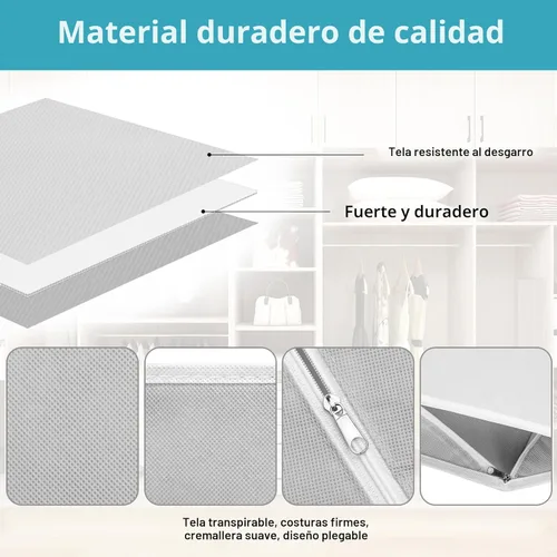 Miniatura 6 de Vtopmart Paquete de 18 organizadores de ropa de bebé, organizador de cajones de tocador para ropa de bebé, contenedores de almacenamiento plegables