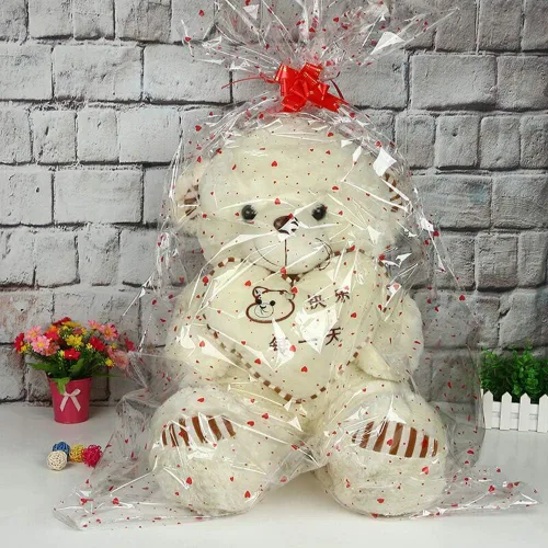 Miniatura 5 de Morepack Bolsas de celofán transparentes para el Día de la Madre, paquete de 10 bolsas de celofán grandes de 22 x 32 pulgadas para cestas de regalo