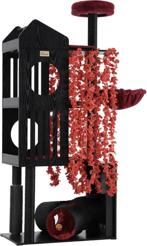 Miniatura 8 de FourFurPets Árbol Gótico para Gatos, Torre para Gatos de 67" para Gatos de Interior, Árbol para Gatos Maine Coon para Gatos Grandes de 20 libras+