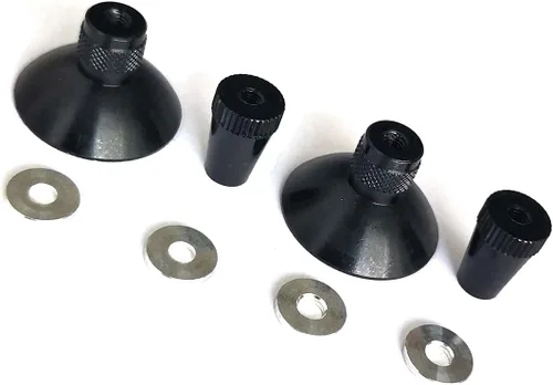 Miniatura 7 de DEVMO Negro Compatible con Fu-taba/Spek-Trum DX5i DX6 DX6i DX7S DX8 DX9 / Tar-anis X9D Transmisor de paraguas Gimbal Sticks Extremos RC Products