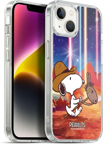 Miniatura 59 de Head Case Designs Funda de gel con licencia oficial de Peanuts Nebula Cactus Needles Snoopy Space Cowboy [protección de grado militar] compatible