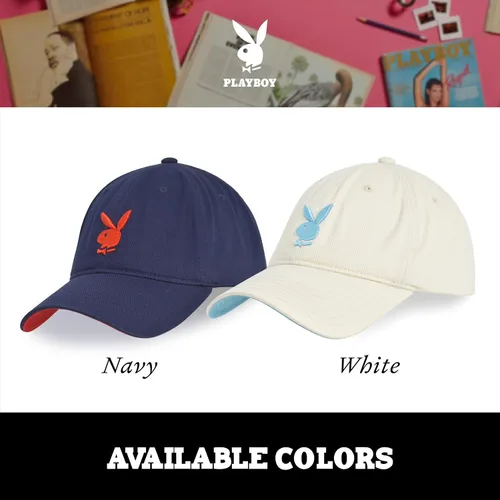 Miniatura 6 de Concept One Playboy - Gorra de béisbol ajustable de sarga de algodón con ala curvada