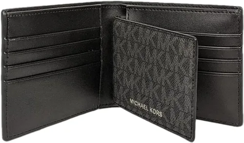 Miniatura 6 de Michael Kors Cooper Billfold con cartera para hombre PVC negro PVC negro Passcase