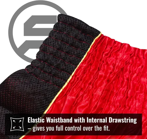 Miniatura 4 de Pantalones cortos clásicos de Muay Thai para hombres y mujeres, boxeo, kickboxing, alto grado, artes marciales mixtas, ropa de entrenamiento