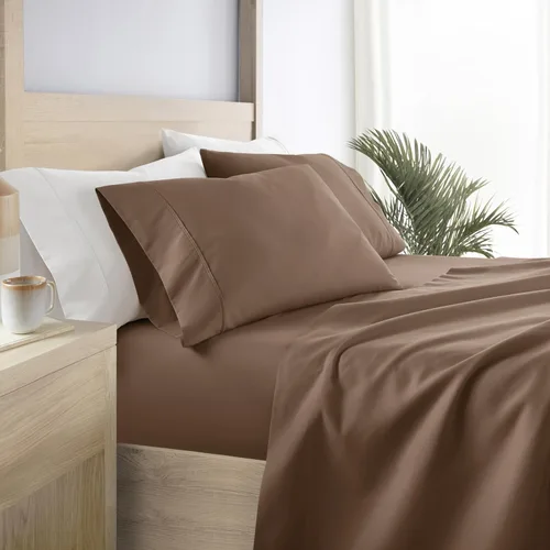Miniatura 44 de Linen Market Sábanas para cama de tamaño King (azul claro) – Duerme mejor que nunca con estas sábanas King suaves y refrescantes – Bolsillo profundo
