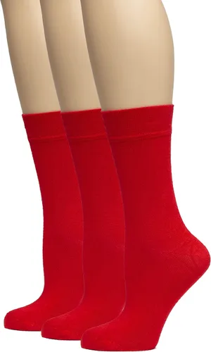Hugh Ugoli Calcetines suaves de bambú para mujer para vestido y pantalón, delgados, sin costuras y sin costuras, 3 pares, talla de zapato 5-89-11