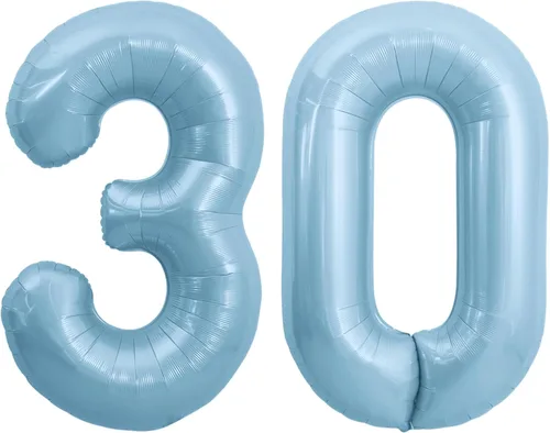 Miniatura 69 de TONIFUL 40 Inch Pastel Blue Number 8 Foil Balloons Large Mylar Foil Digital 8 Balloons for 8th Birthday, Gender Neutral Party, Baby Shower, Oro rosa
