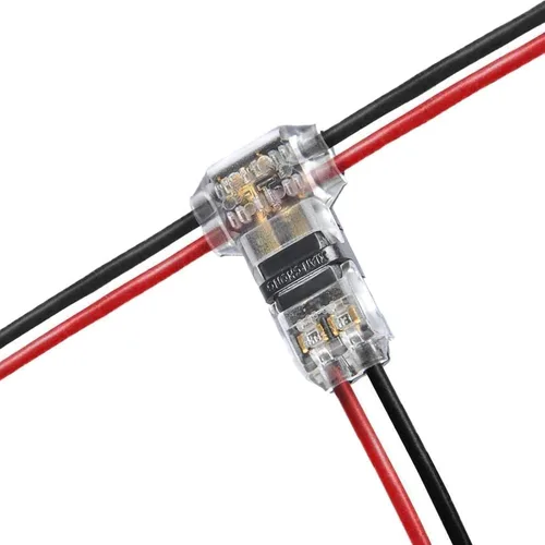 Miniatura 9 de Kalolary - Conectores de cable de bajo voltaje, paquete de 20 conectores de cable de 2 pines de 3/2 vías, cable compacto universal tipo T