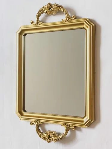 Bandeja rectangular de espejo vintage, organizador decorativo para perfumes, maquillaje y joyas, bandeja de servicio de tocador para reuniones de