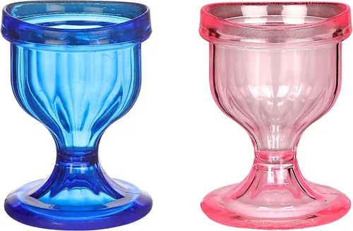 Miniatura 10 de Juego de 2 vasos de lavado de ojos para mantener tus ojos limpios y saludables, color azul