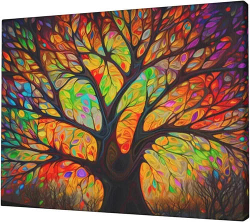 Miniatura 16 de hsbolediy Lienzo decorativo personalizado para pared de sala de estar, dormitorio, pareja, familia, bricolaje, pintura, pared, 12 x 16 pulgadas