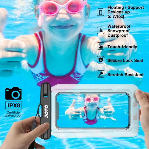 Miniatura 5 de JOTO Float - Bolsa impermeable flotante para teléfono celular, funda impermeable universal para iPhone 13 Pro Max 12 11 XS XR 8 7 Galaxy Pixel hasta