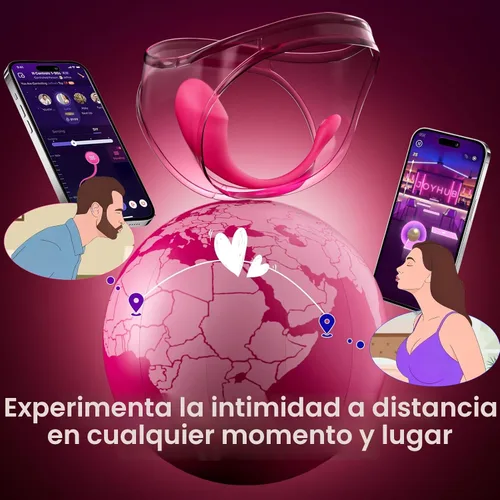 Miniatura 6 de ECRVOM Vibrador de juguetes sexuales, consolador portátil, con control de aplicación, vibradores de huevos con 10 vibraciones, recargable punto G