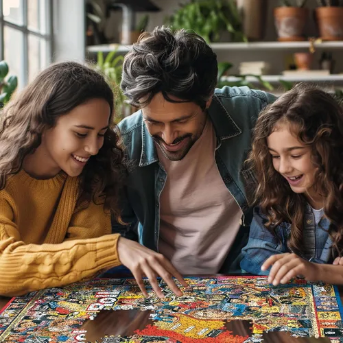 Miniatura 4 de White Mountain Puzzles Rock 'N Roll - Rompecabezas de 1000 piezas