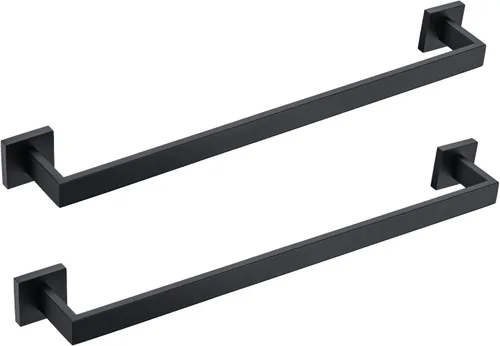 Miniatura 23 de BANOLUX - Toallero individual de 12 pulgadas para baño, toallero para baño, montado en la pared, soporte de toalla de mano de acero inoxidable Cromo