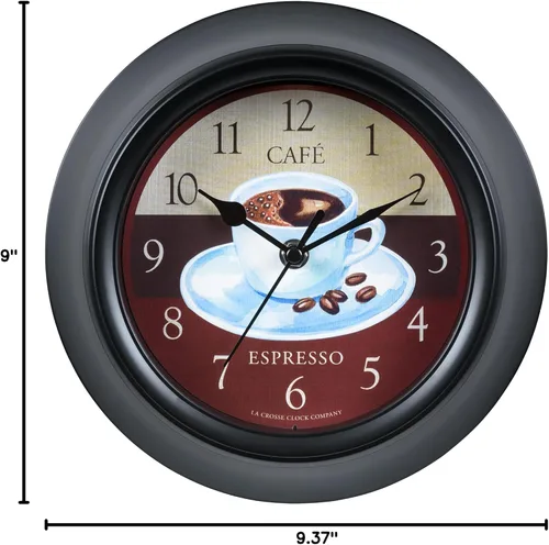 Miniatura 7 de La Crosse Technology 404-3623C - Reloj de pared de cuarzo (9 pulgadas)