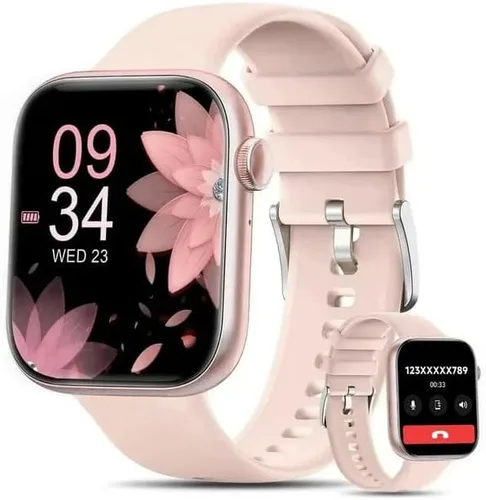 2025 Nuevo reloj inteligente de 1.85 pulgadas para hombres y mujeres con respuesta/hacer llamadas/100 modos deportivos/recordatorio de mensaje,