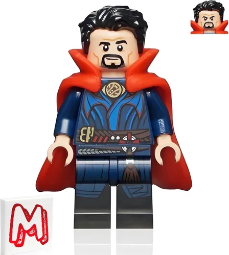 Miniatura 2 de LEGO Marvel Super Heroes Doctor Extraño en el Multiverso de la Locura Minifigura - Doctor Strange (con capa y discos de portal) 76218