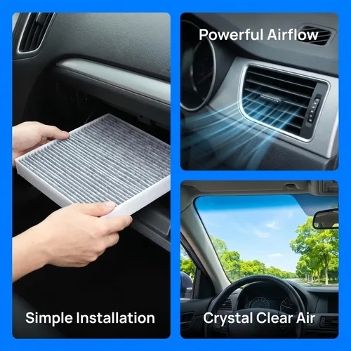 Miniatura 8 de Paquete de 2 filtros de aire de cabina BW157 para aire acondicionado de AVALON CAMRY COROLLA PRIUS RAV4 Highlander Sienna Venza ES250 ES350 ES300h