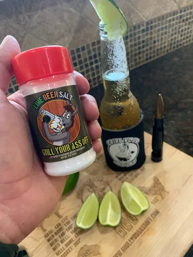Miniatura 6 de Grill Your Ass Off Sal de cerveza y lima – Sal de limón saborizada de 4 onzas para cerveza, lagers nacionales, importaciones mexicanas y cervezas