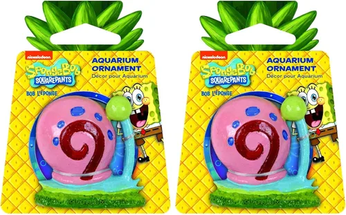 Miniatura 4 de Penn-Plax Nickelodeon Spongebob Squarepants Decoración de Resina - Autobús de Fondo de Bikini - para Acuarios y Peceras (SBR60) Naranja