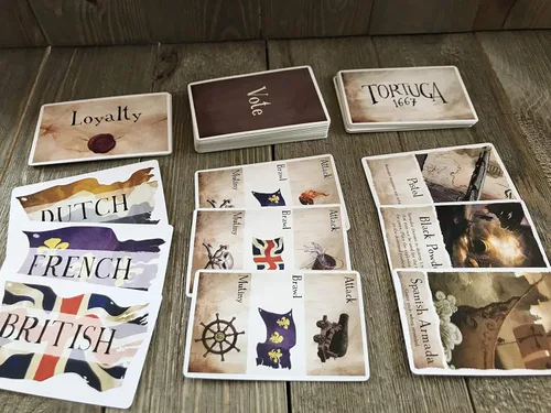 Miniatura 6 de Facade Games Tortuga 1667 Juego de mesa, juego de cartas de saqueo de tesoros, estrategia, engaño y suerte para 2-9 jugadores