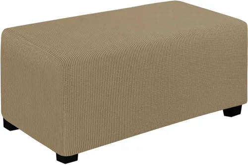 Miniatura 33 de Easy-Going Funda Elástica para Otomana Taburete de Almacenamiento Plegable Protector de Muebles Funda Rectangular Suave con Parte Inferior Elástica