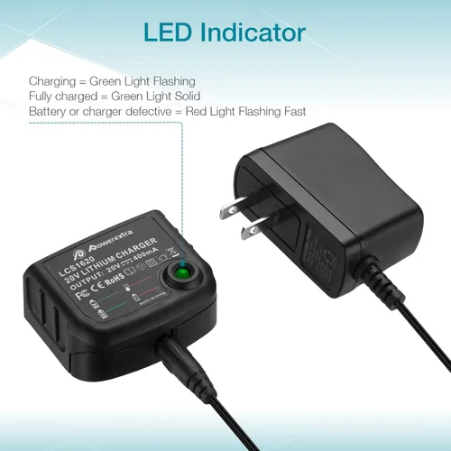 Miniatura 4 de LBXR20 20V 4.0Ah Reemplazo para batería de litio Black and Decker 20V LB20 LBX20 LBXR20-OPE LBXR2020-OPE LB2X4020-OPE LBXR20B-2 LST220 LST300