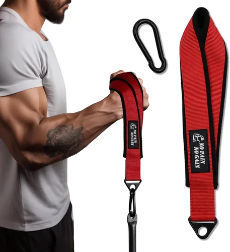 Miniatura 8 de Correa de Entrenamiento de Lucha de Brazo, Cinturón de Agarre de Mano, Ejercitador Fortalecedor de Brazo, Dedo y Antebrazo para Máquina de Cable