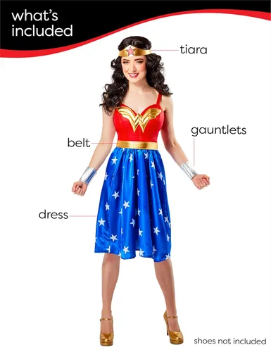 Miniatura 3 de Rubies DC Comics: Wonder Woman Costume Dress for Adults, Women's Large