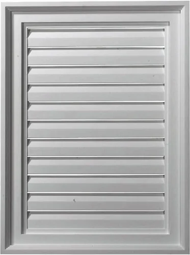 Miniatura 9 de Ekena Millwork - Persiana vertical a dos aguas GVVE12X18D, 12 pulgadas de ancho x 18 pulgadas de alto x 1 7/8 pulgadas profundidad., GVVE12X18F